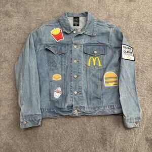 McDonald’s McDelivery Uber Eats Denim Jacket Medium Limited Edition
